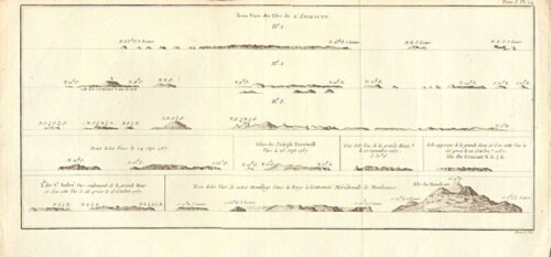 'Trois Vues des Isles de l'Amiraut�'.  - The Admiralty Islands 