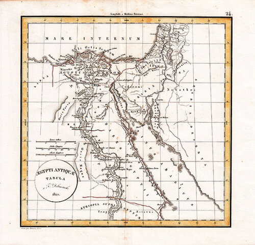 Aegypti Antiquae Tabula a F Delamarche