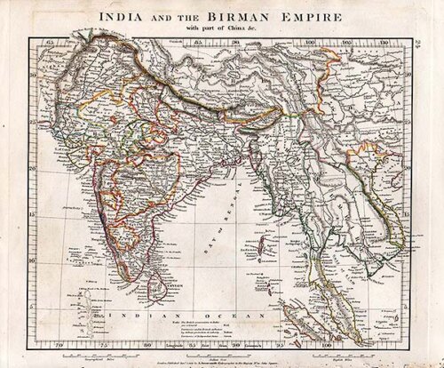 India and the Birman Empire with part of China