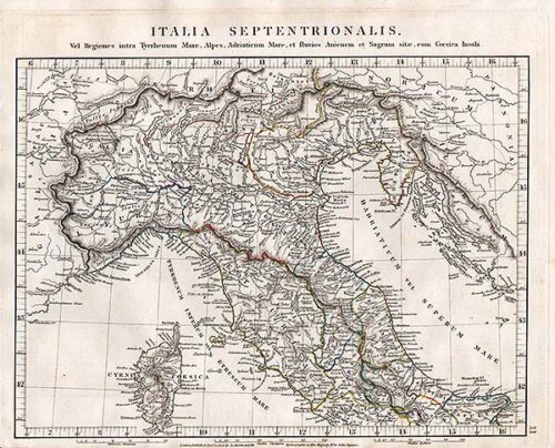 Italia Septentrionalis  -  Aaron Arrowsmith