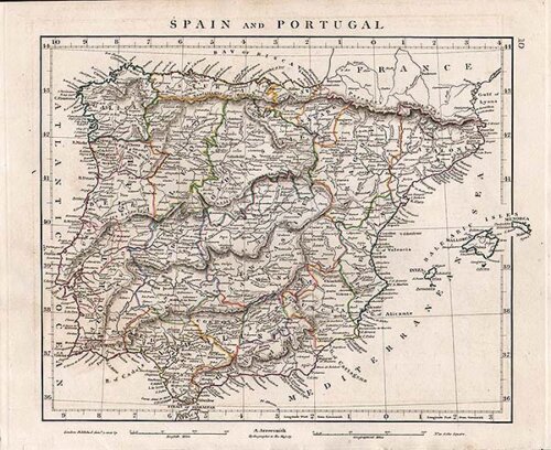 Spain and Portugal  -  Aaron Arrowsmith