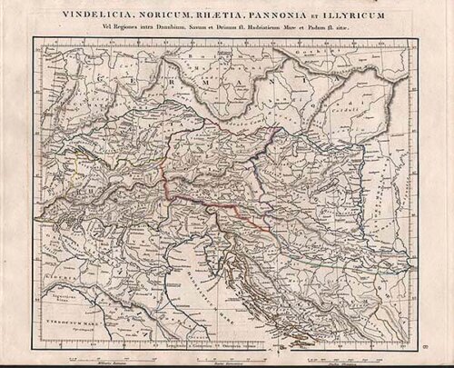 Vindelicia Noricum Rhaetia Pannonia et Illyricum  -  Aaron Arrowsmit