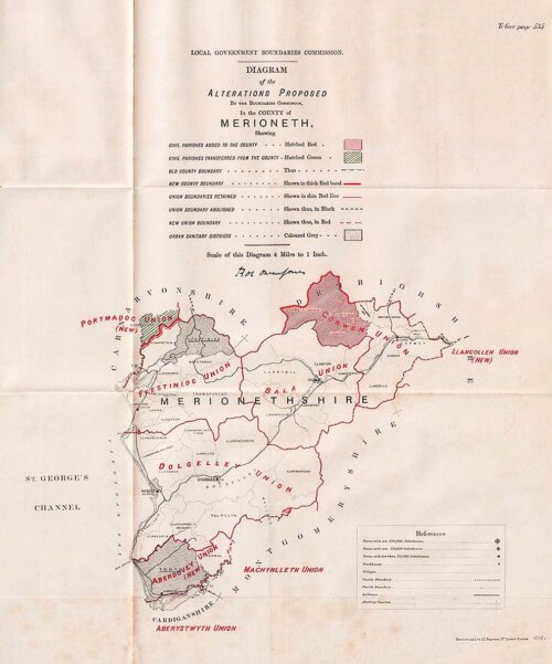 County of Merioneth - Local Government Boundaries Commission 