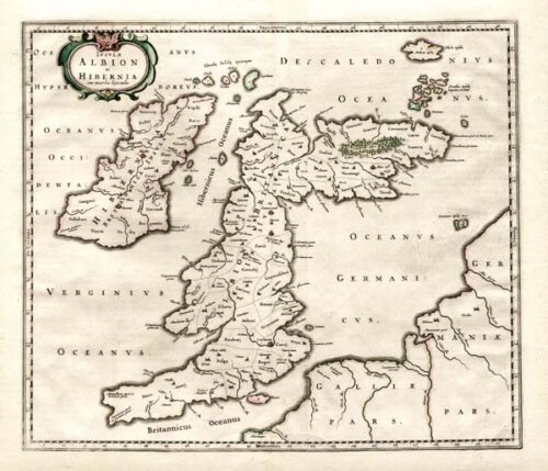 Insulae Albion et Hibernia cum minoribus adjacentibus