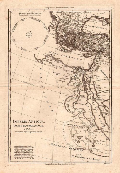 Rigobert Bonne  -  Imperia Antiqua  Pars Occidentalis