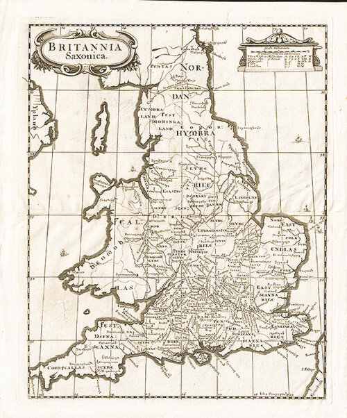 Britannia Saxonica - Robert Morden 