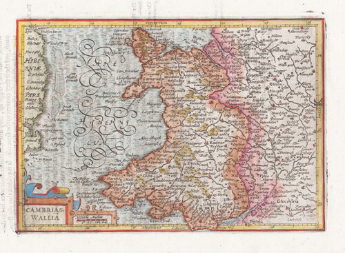 Cambria Sive Wallia - Gerard Mercator 