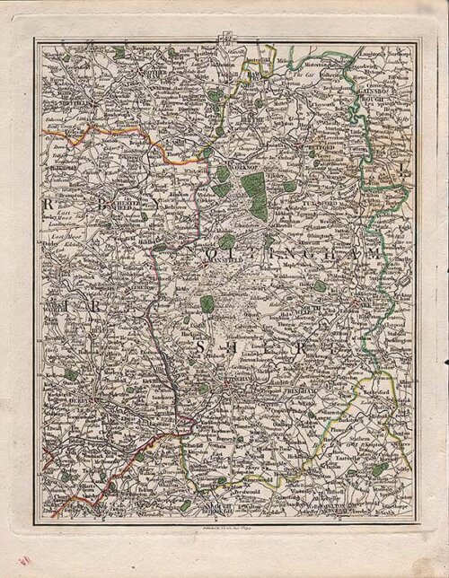 John Cary's New Map of England and Wales