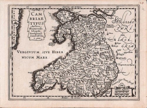 Cambriae Typus Auctore Humeredo Lhuydo Denbigiense Cambrobritanno Mercator/Cloppenburgh