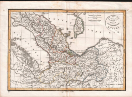 Italie Septentrionale divis e en ses diff rens tats  DELAMARCHE