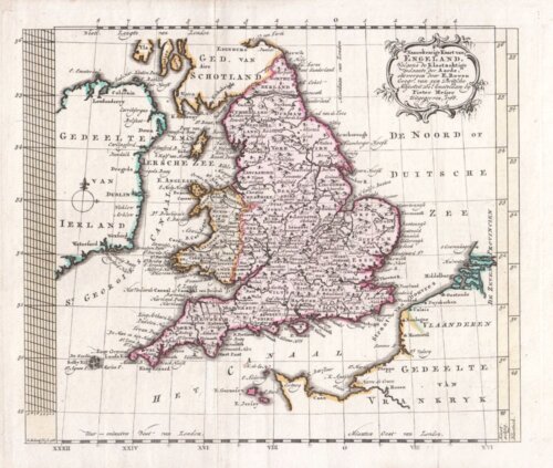 Naauwkeurige Kaart van England