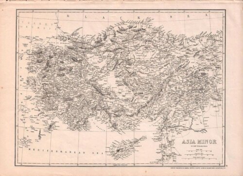 Asia Minor - Edward Weller.  F.R.G.S.