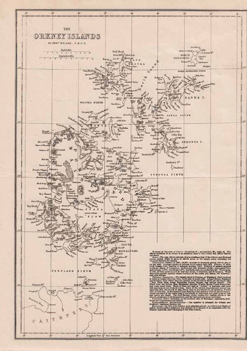 The Orkney Islands  Edward Weller  FRGS