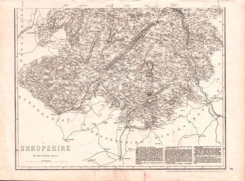 Edward Weller - Shropshire.   (See the two sheets here)