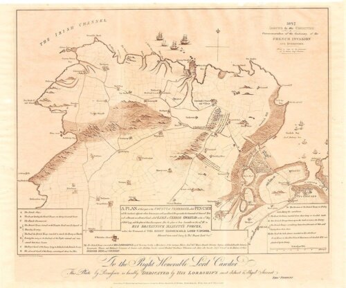 A Plan of that part of the County of Pembroke called Pen-Caer....   (antique sea chart)