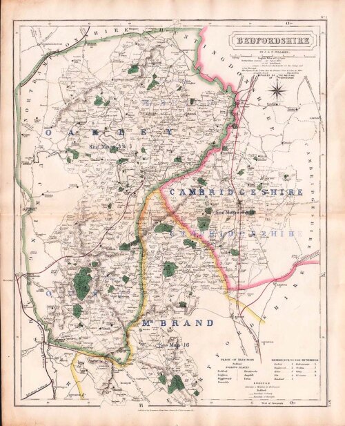 Hobson's Fox Hunting Map