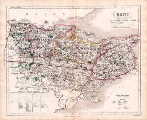 Hobson's Fox Hunting Map