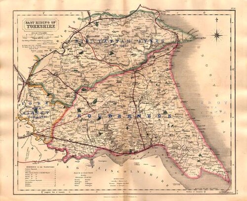 Hobson's Fox Hunting Map