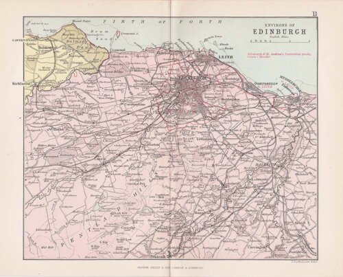 George Philip - Environs of Edinburgh.