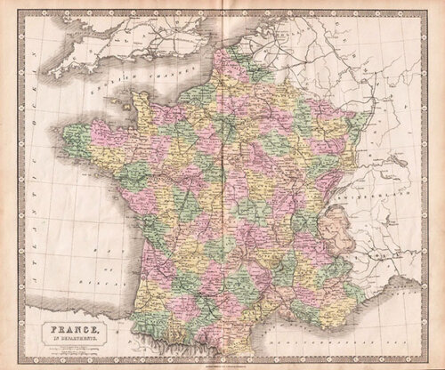France in Departments - George Philip & Son 