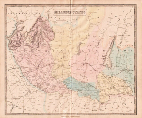 Milanese States - George Philip & Son 