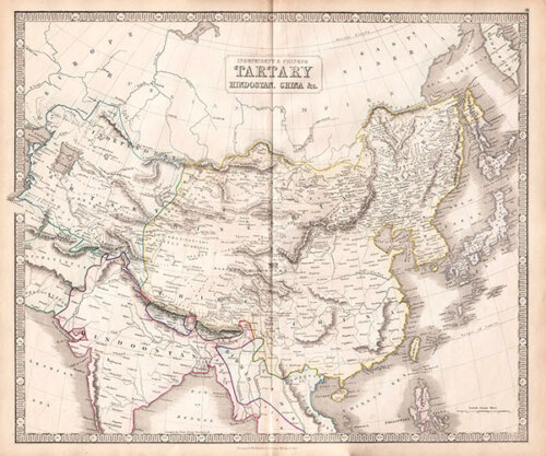 Independent & Chinese Tartary Hindostan China &c - George Philip & Son 