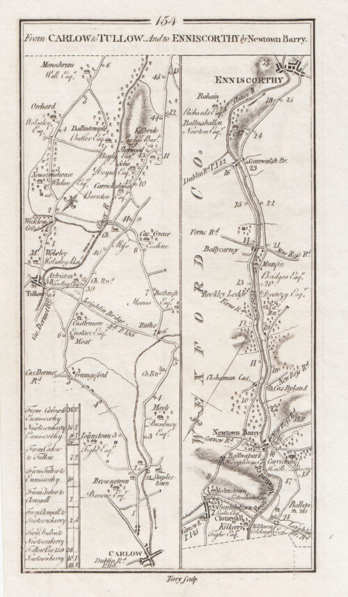George Taylor and Andrew Skinner - Road from Carlow to Tullow and to Enniscorthy by Newtown Barry