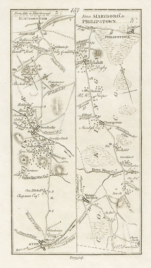 George Taylor and Andrew Skinner - Road from Athy to Maryborough and from Maryborough to Philipstown   