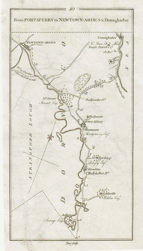 George Taylor and Andrew Skinner - The Road from Portaferry to Newtown-Ardes & Donaghadee