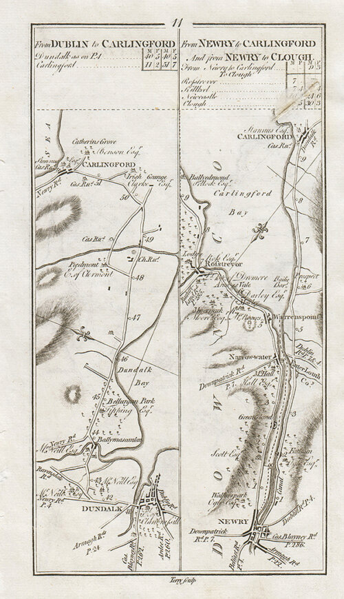 George Taylor and Andrew Skinner - Completion of the road from Dublin to Carlingford and the road from Newry to Carlingford