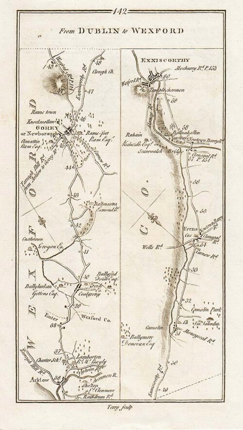 George Taylor and Andrew Skinner - Road from Dublin to Wexford