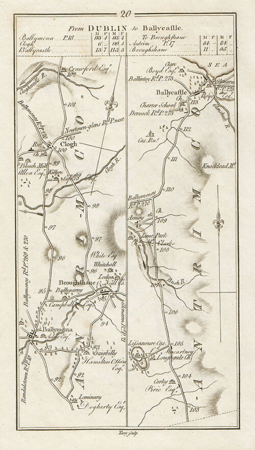 George Taylor and Andrew Skinner - Continuation of the road from Dublin to Ballycastle