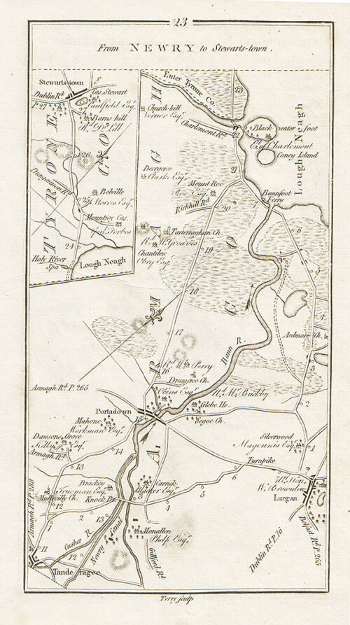 George Taylor and Andrew Skinner - Completion of the road from Newry to Stewarts town