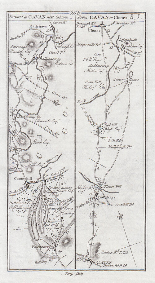 George Taylor and Andrew Skinner - Road from Rockcorry to Ballyhays and the road from Cavan to Clones