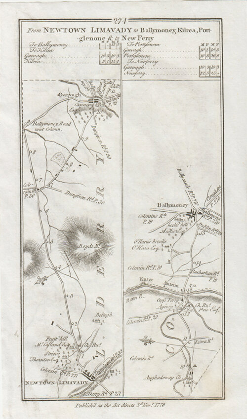 George Taylor and Andrew Skinner - Road from Newtown Limavady to Ballymoney
