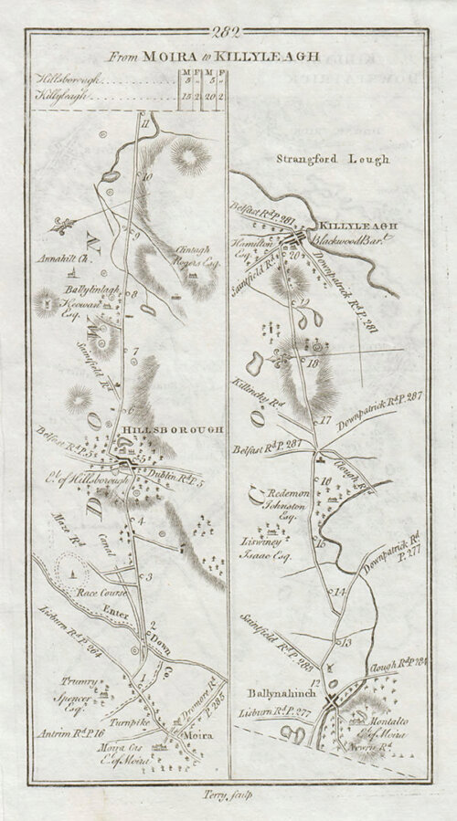 George Taylor and Andrew Skinner - Road from Moira to Killyleagh 