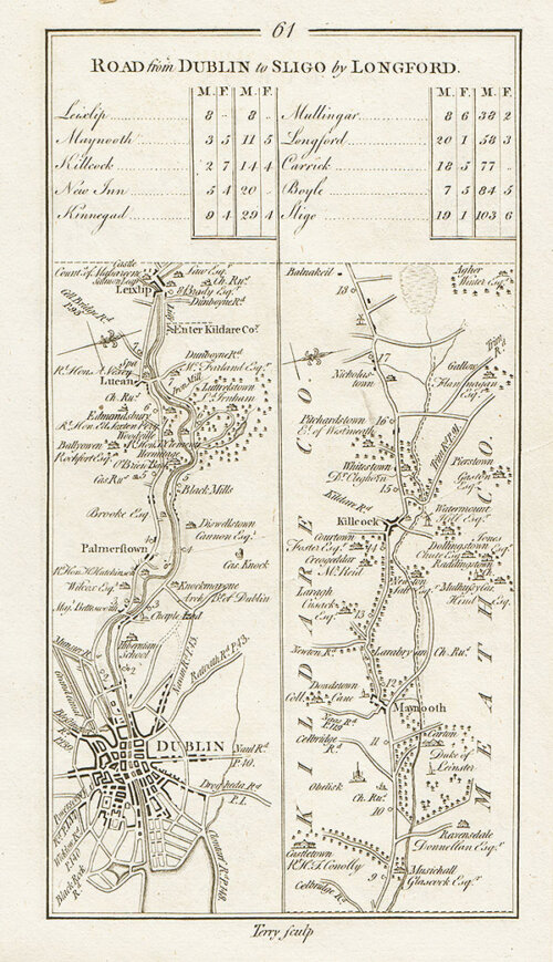 George Taylor and Andrew Skinner - Commencement of the road from Dublin to Sligo by Longford 