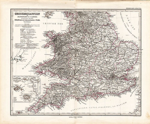 Grossbritannien Sudliches Blatt: England U Wales