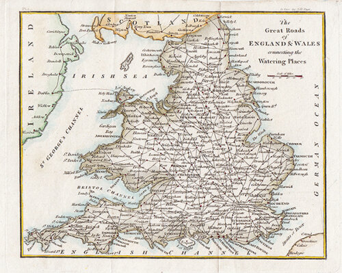 The Great Roads of England & Wales connecting the Watering Places 