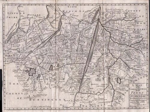 A Mapp of ye Great Levell of ye Fenns...