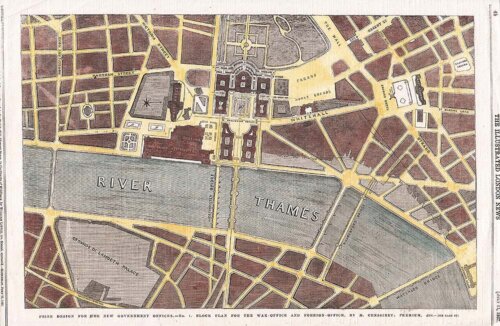Plan for the War Office and Foreign Office 