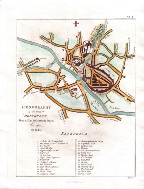 Ichonography of the Town of Brecknock...