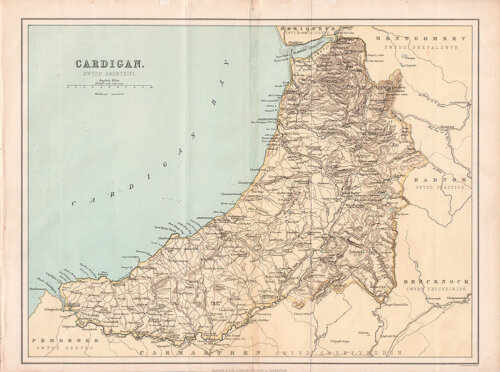 J. Bartholomew Cardigan (Swydd Aberteifi)