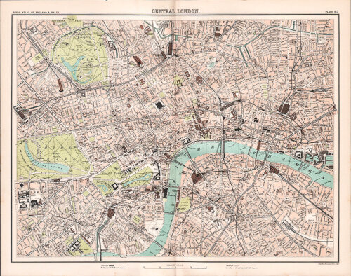 Central London  -  John Bartholomew