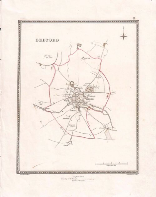 Bedford Town Plan  -   J & C Walke