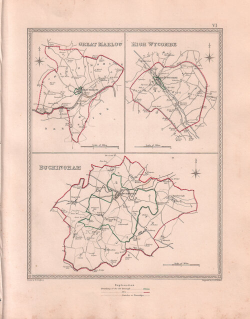 J. and C. Walker - Great Marlow, High Wycombe and Buckingham.