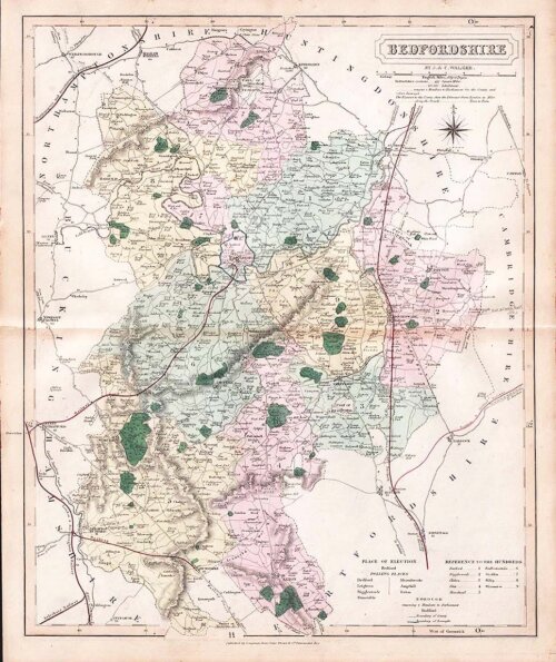 Bedfordshire by J & C Walker
