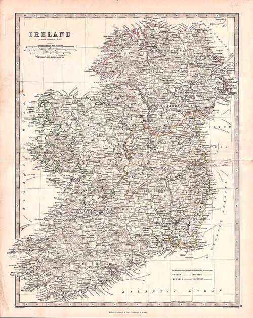 Ireland by Keith Johnston FRSE 