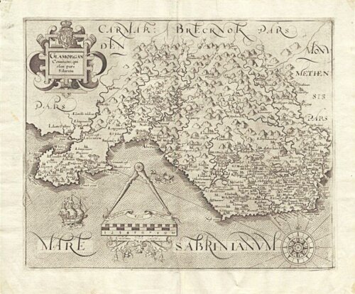 Saxton/Hole  (antique map)