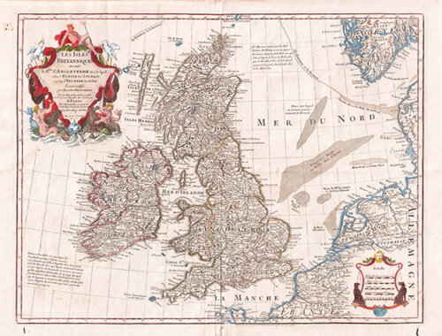 Les Isles Britanniques - Guillaume De L'Isle 